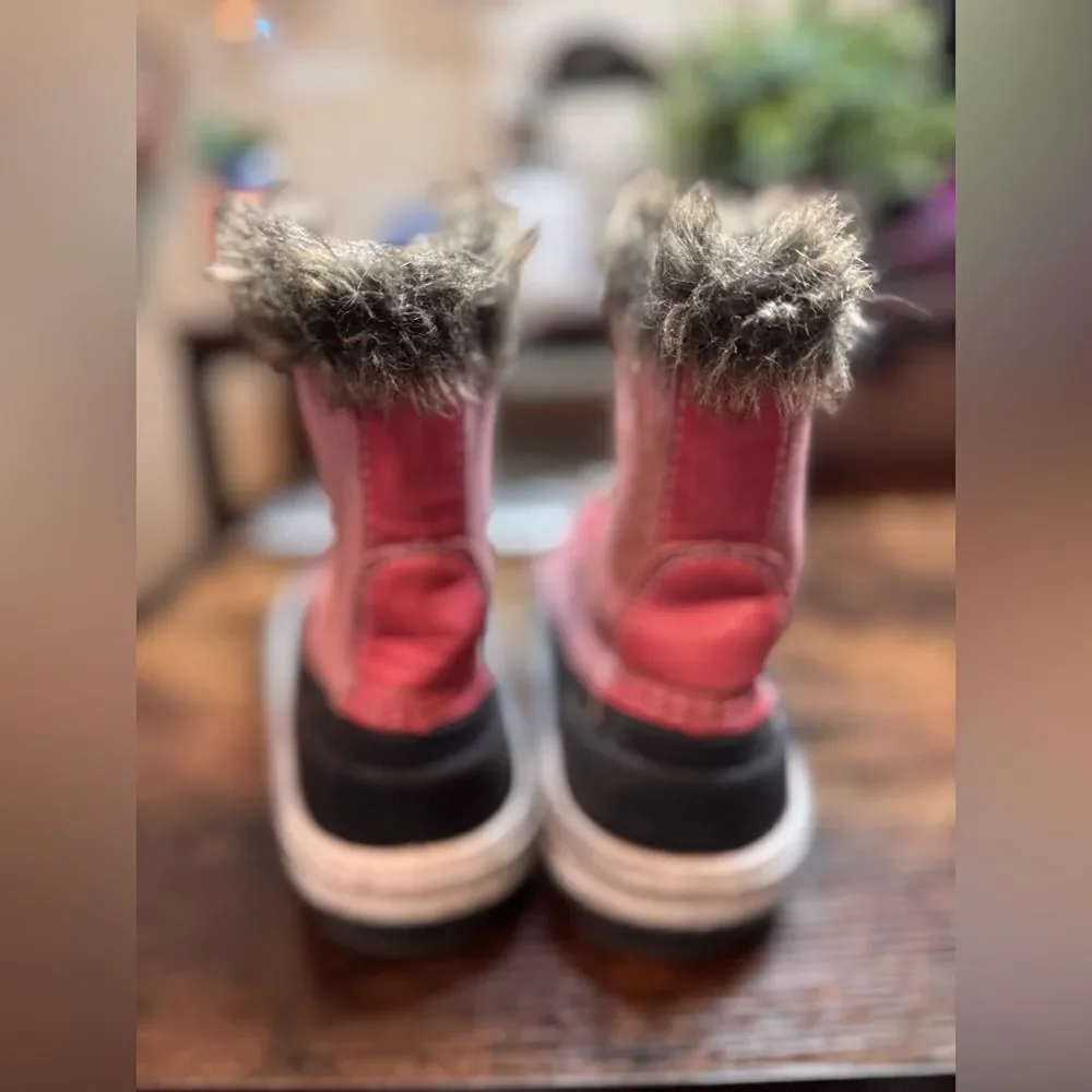 Cat and Jack‎ Target Pink Snow boots kids size 4